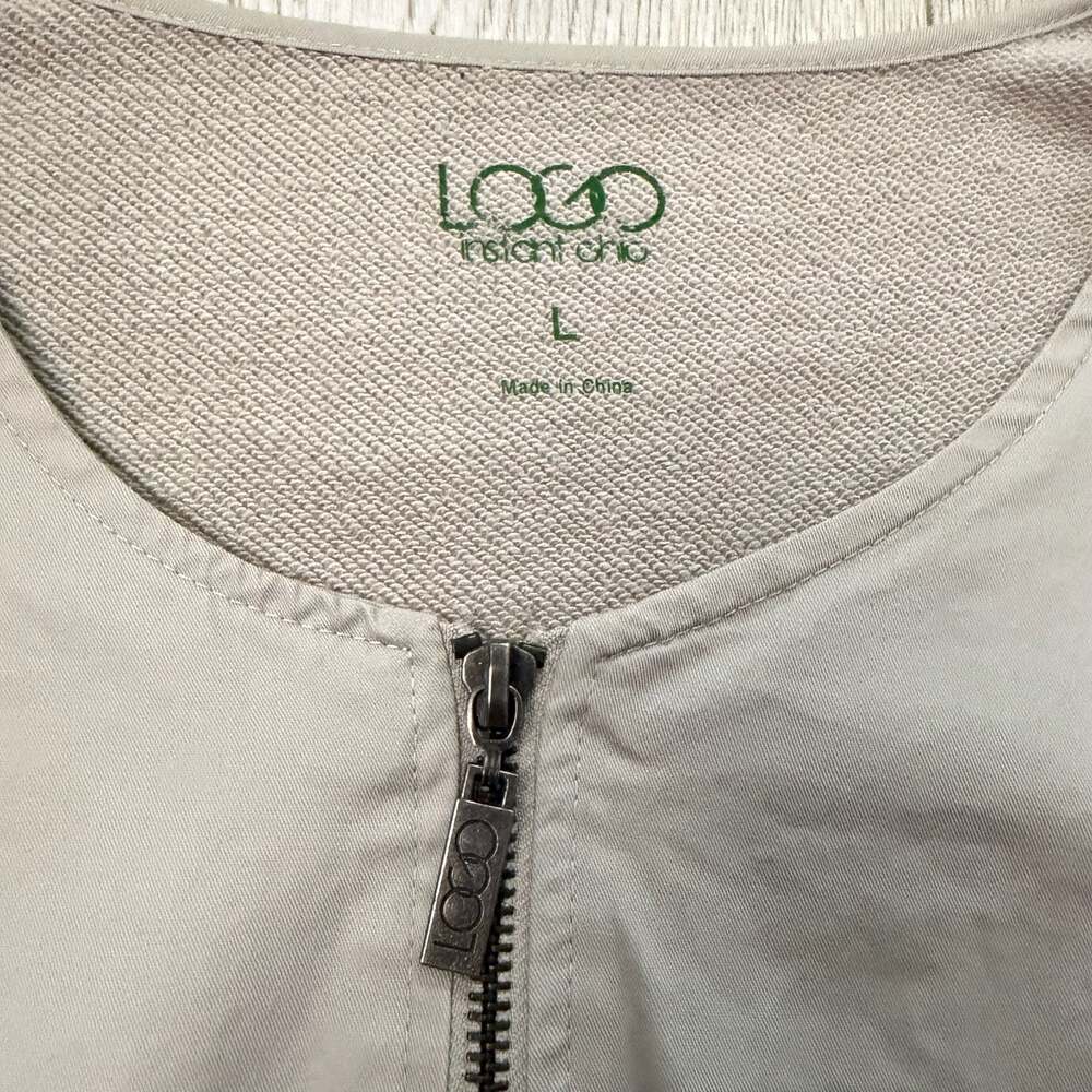 LOGO Ruffled Eyelet Hem Jacket - Picture 4 of 7